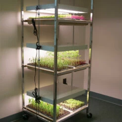 Compact Seedling Light Cart – 6 Trays, 240 Watts